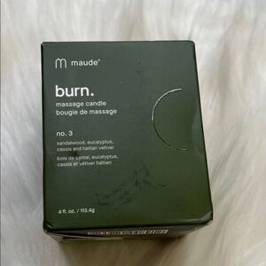 Maude Burn Massage Candle no. 3
